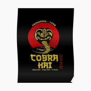 cobra kai california 1984 Poster RB1006 product Offical Karl Jacobs Merch