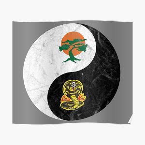 Miyagi-Do, Cobra Kai Yin-Yang design Poster RB1006 product Offical Karl Jacobs Merch