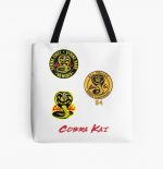 Cobra Kai sticker Pack All Over Print Tote Bag RB1006 product Offical Karl Jacobs Merch