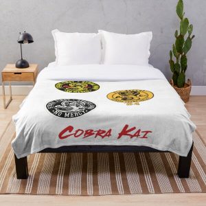 Cobra Kai sticker Pack Throw Blanket RB1006 product Offical Karl Jacobs Merch